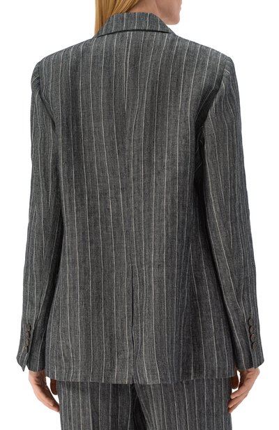 Льняной жакет BRUNELLO CUCINELLI, арт. MH5427086, фото 4