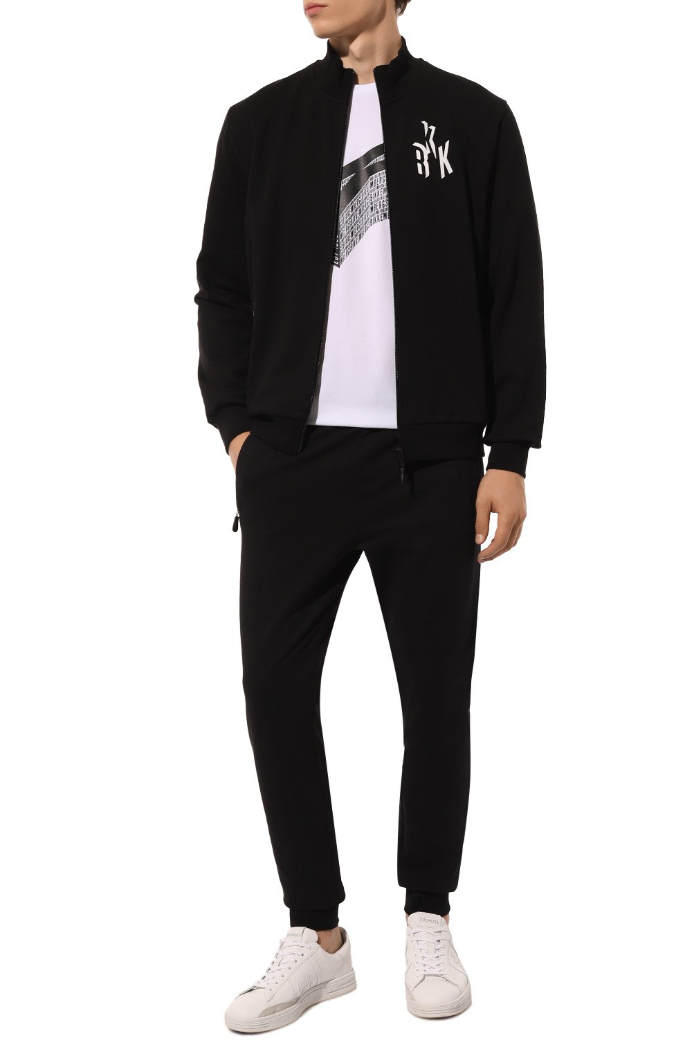 Хлопковые джоггеры DIRK BIKKEMBERGS, арт. PBMF0217, фото 2