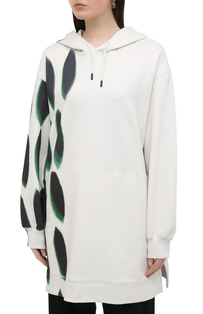 Хлопковое худи DRIES VAN NOTEN белого цвета по цене 36850 руб., арт. 211-31179-2631, фото 3 Хлопковое худи DRIES VAN NOTEN, арт. 211-31179-2631, фото 3