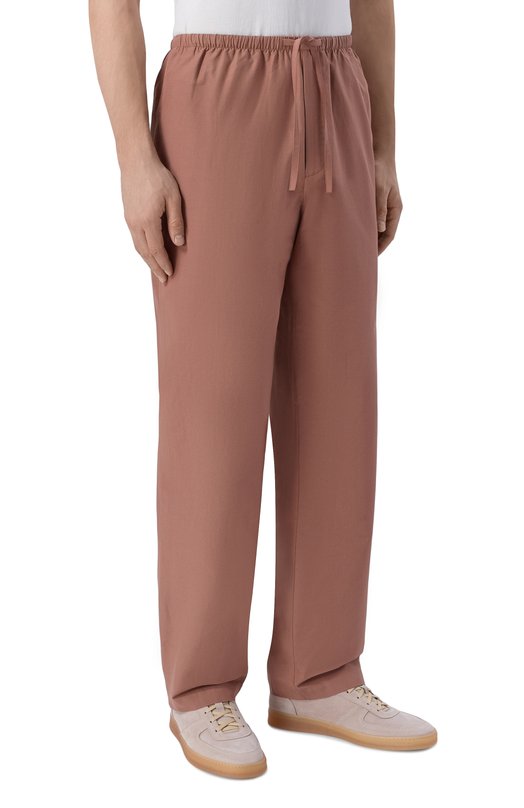 Брюки из хлопка и шелка 12 STOREEZ 137158 Красный  137158 Фото 3