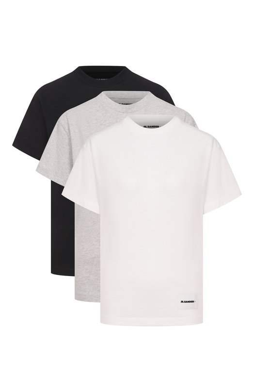 Комплект из трех хлопковых футболок Jil Sander J40GC0001/JTN254 Разноцветный J40GC0001/JTN254