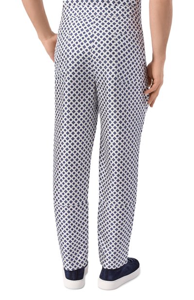 Шелковые брюки KITON, арт. UPN004H09721, фото 4