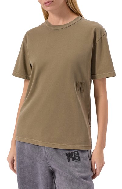 Хлопковая футболка ALEXANDERWANG.T, арт. 4CC3241520, фото 3