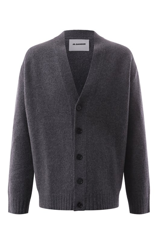 Шерстяной кардиган Jil Sander J22HP0005/J14506 Серый J22HP0005/J14506