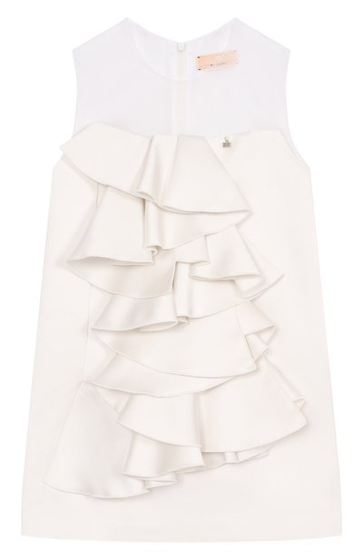 Атласное платье ELISABETTA FRANCHI LA MIA BAMBINA, арт. EFAB5740/RA016/6-8