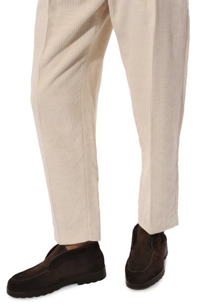 Замшевые ботинки SANTONI, арт. WUDG71345DKRAHSY, фото 3