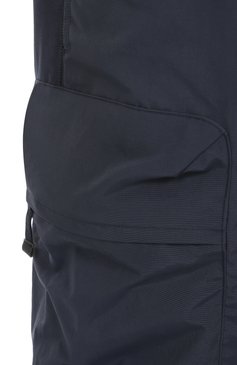Мужские комбинированные джоггеры PARAJUMPERS темно-синего цвета, арт. PMPARE04 | Фото 6 (Длина (брюки, джинсы): Стандартные; Силуэт М (брюки): Карго, Джоггеры; Стили: Спорт-шик; Материал подклада: Хлопок; Материал внешний: Синтетический материал)