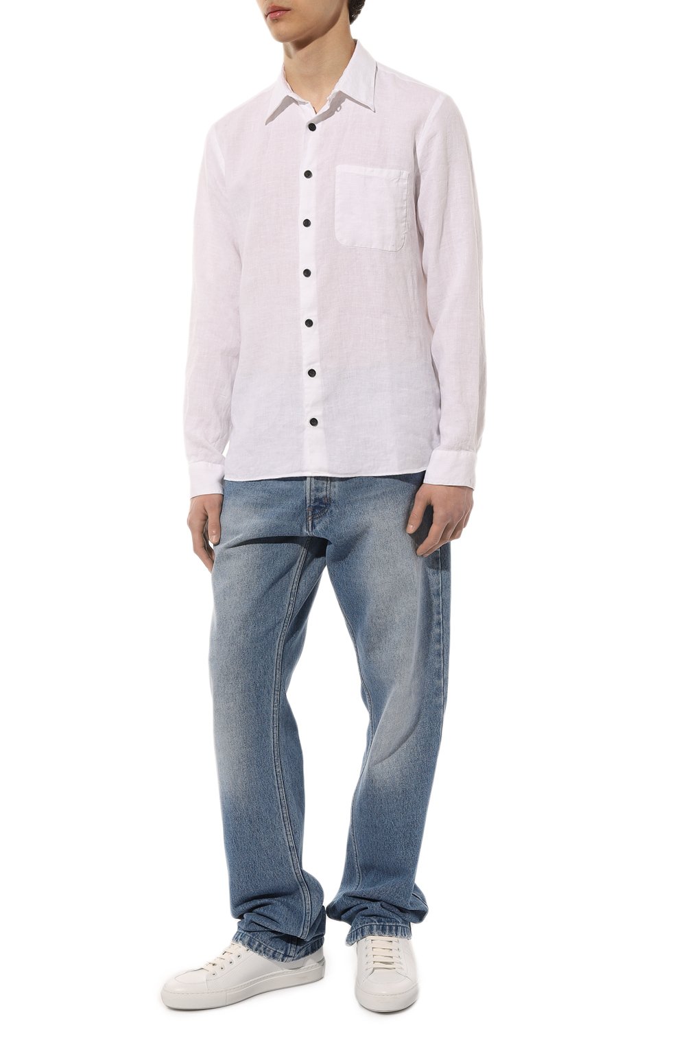 Льняная рубашка HANNES ROETHER, арт. 110322/K0N29ZESS.608, фото 2