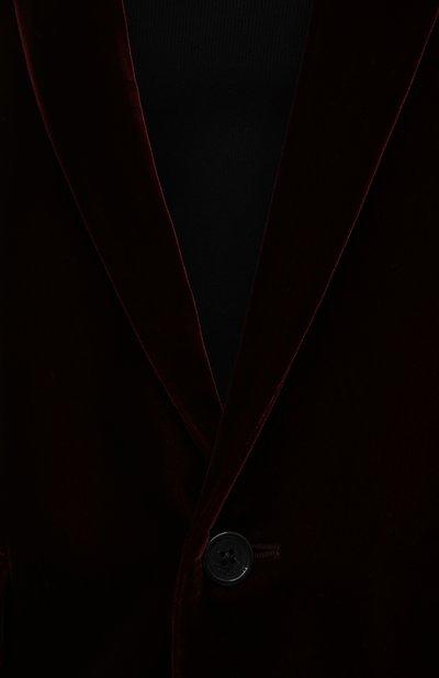 Бархатный жакет SAINT LAURENT, арт. 517740/Y525R, фото 5