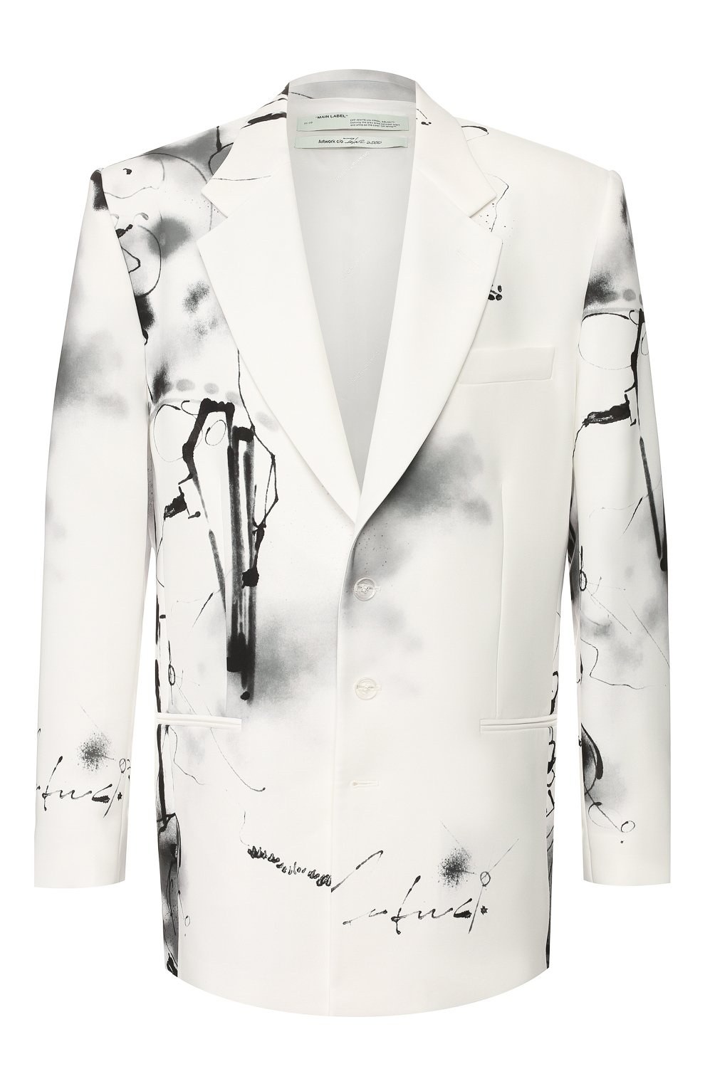 Однобортный пиджак OFF-WHITE, арт. 0MEF041S20H780289910, фото 1