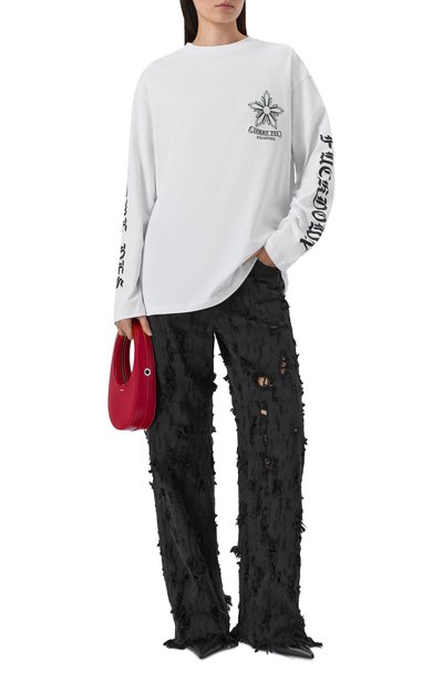 Женская хлопковый лонгслив COMME DES FUCKDOWN, арт. CFABW01675