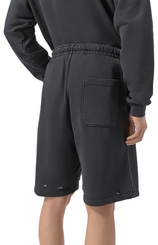 Хлопковые шорты Comme des Fuckdown CFABM01992 Серый  CFABM01992 Фото 4