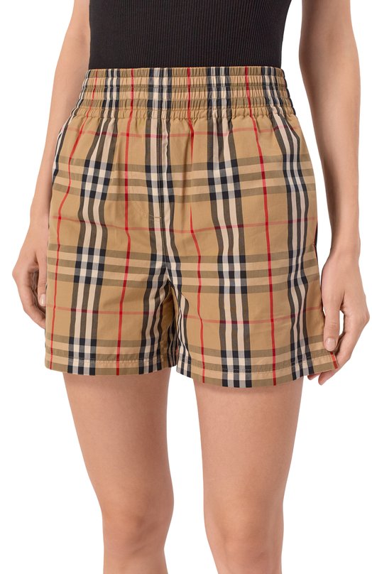 Хлопковые шорты Burberry 8111875 Бежевый  8111875 Фото 5