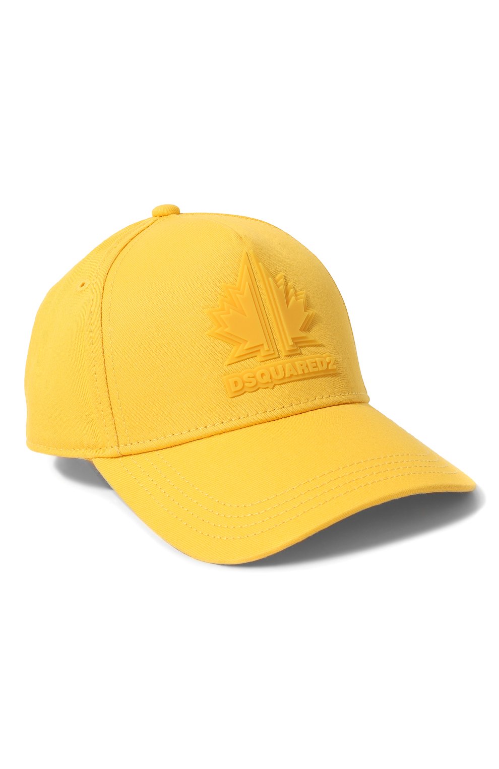 Хлопковая бейсболка DSQUARED2 желтого цвета по цене 10750 руб., арт. DQ1559/D00YT, фото 1 Хлопковая бейсболка DSQUARED2, арт. DQ1559/D00YT, фото 1