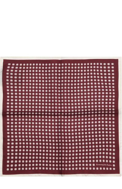Шелковый платок с узором ZEGNA, арт. Z9I1939A, фото 3