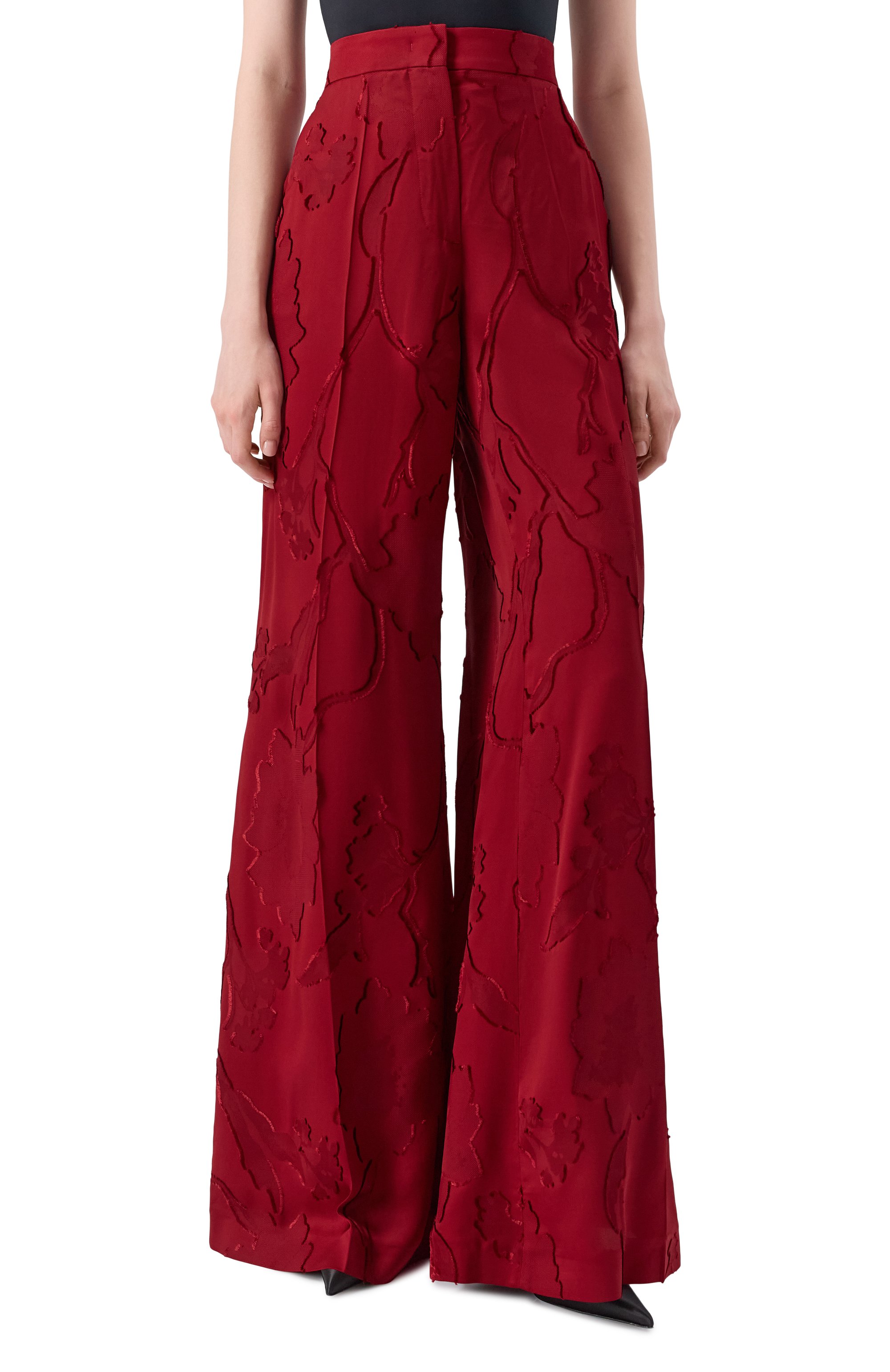 Брюки из вискозы ELIE SAAB цвета по цене 186500 руб., арт. P0131NP25/VI004, фото 3 Брюки из вискозы ELIE SAAB, арт. P0131NP25/VI004, фото 3