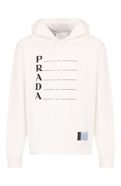 Хлопковое худи PRADA, арт. UJL035-1XO2-F0AA1-191, фото 1
