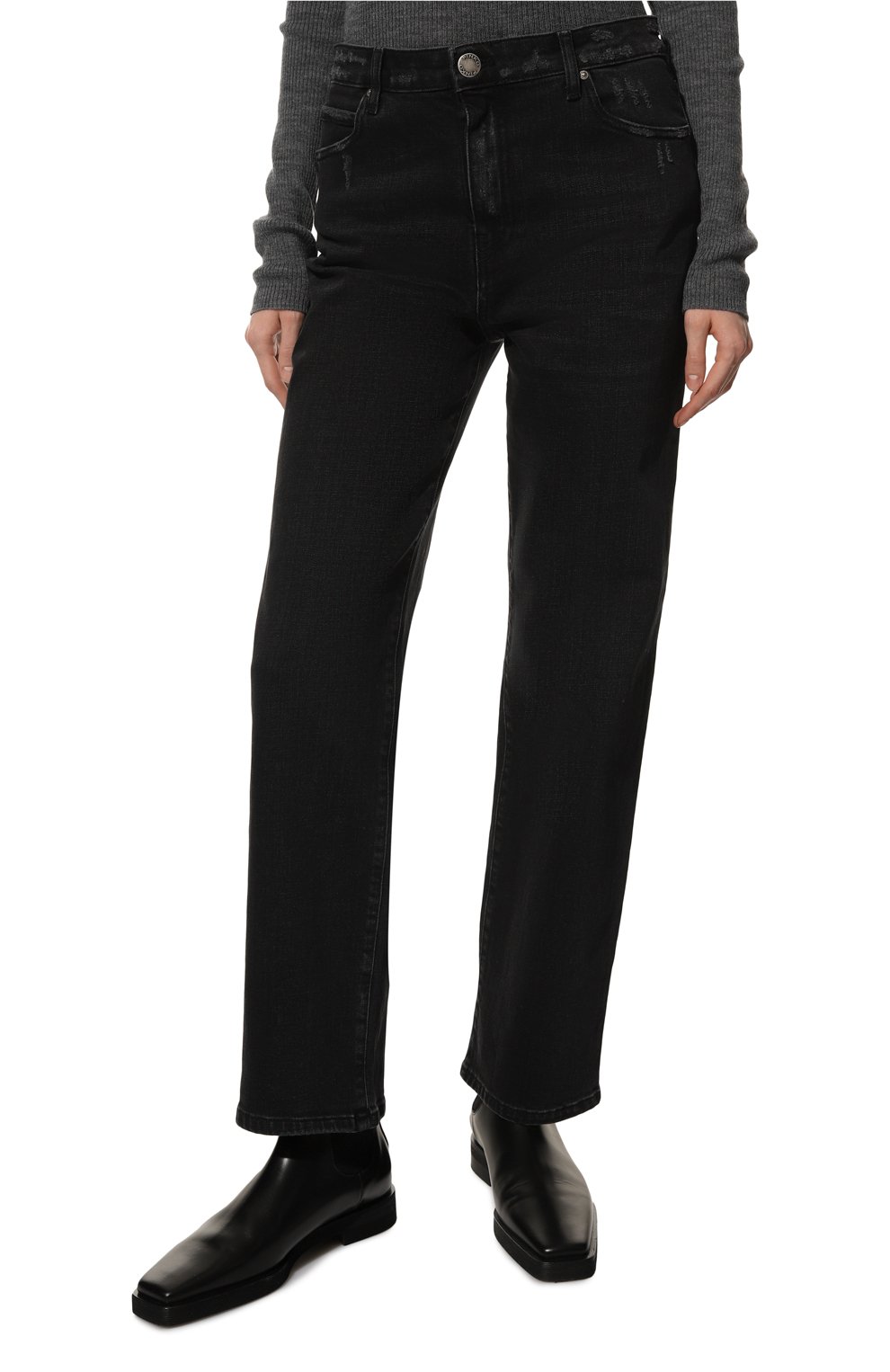 Джинсы PINKO черного цвета по цене 28500 руб., арт. 1J1129-A09G, фото 3 Джинсы PINKO, арт. 1J1129-A09G, фото 3