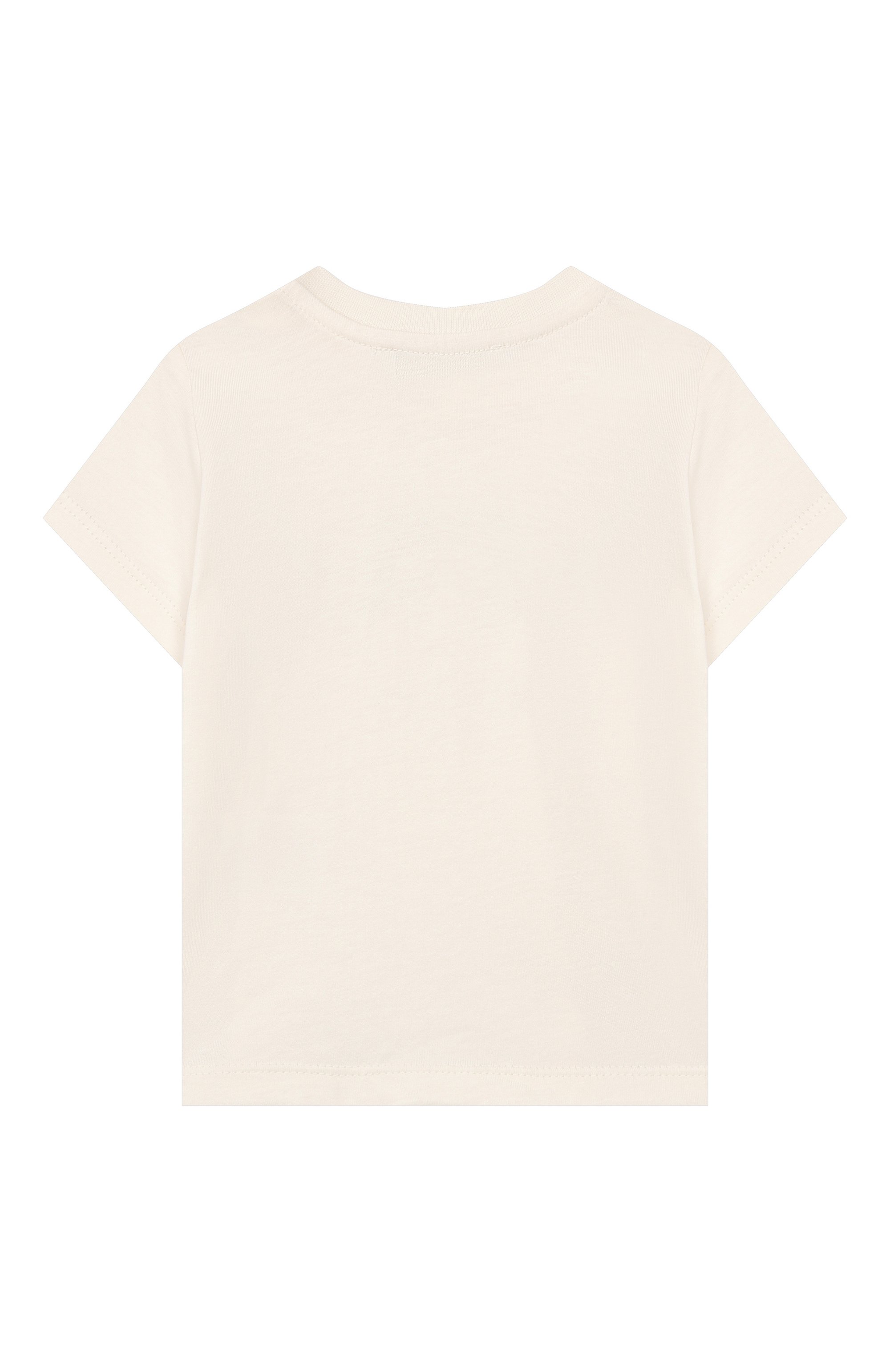 Хлопковая футболка MSGM KIDS, арт. S6MSUNTH266, фото 2