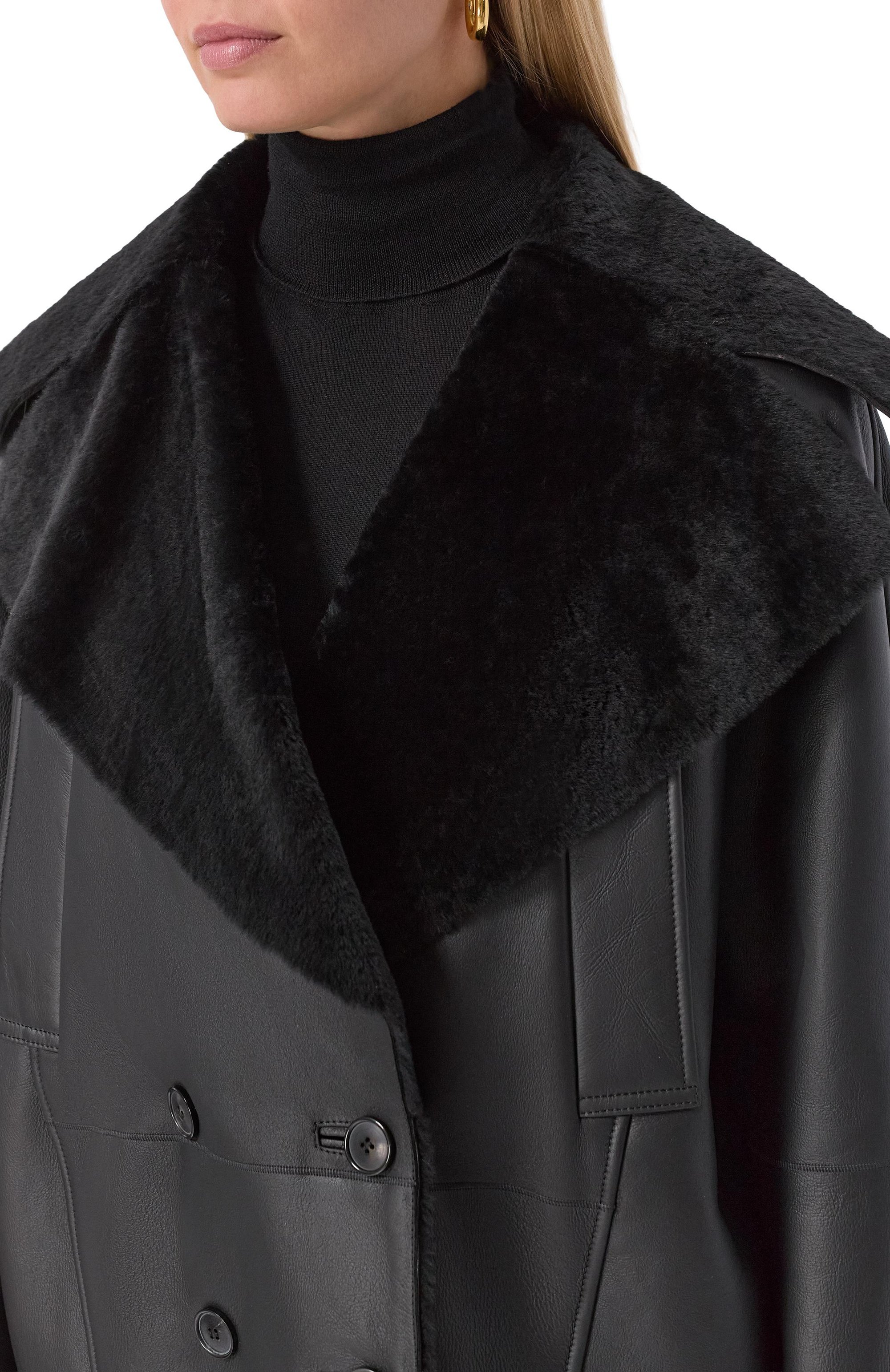 Дубленка из овчины MVST, арт. M25.1PW.F002/BIG SIZE/TEMPESTA MAT PE, фото 5