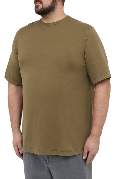 Хлопковая футболка ZILLI SPORT, арт. MFU-13075-447782/0014/5XL-8XL, фото 3