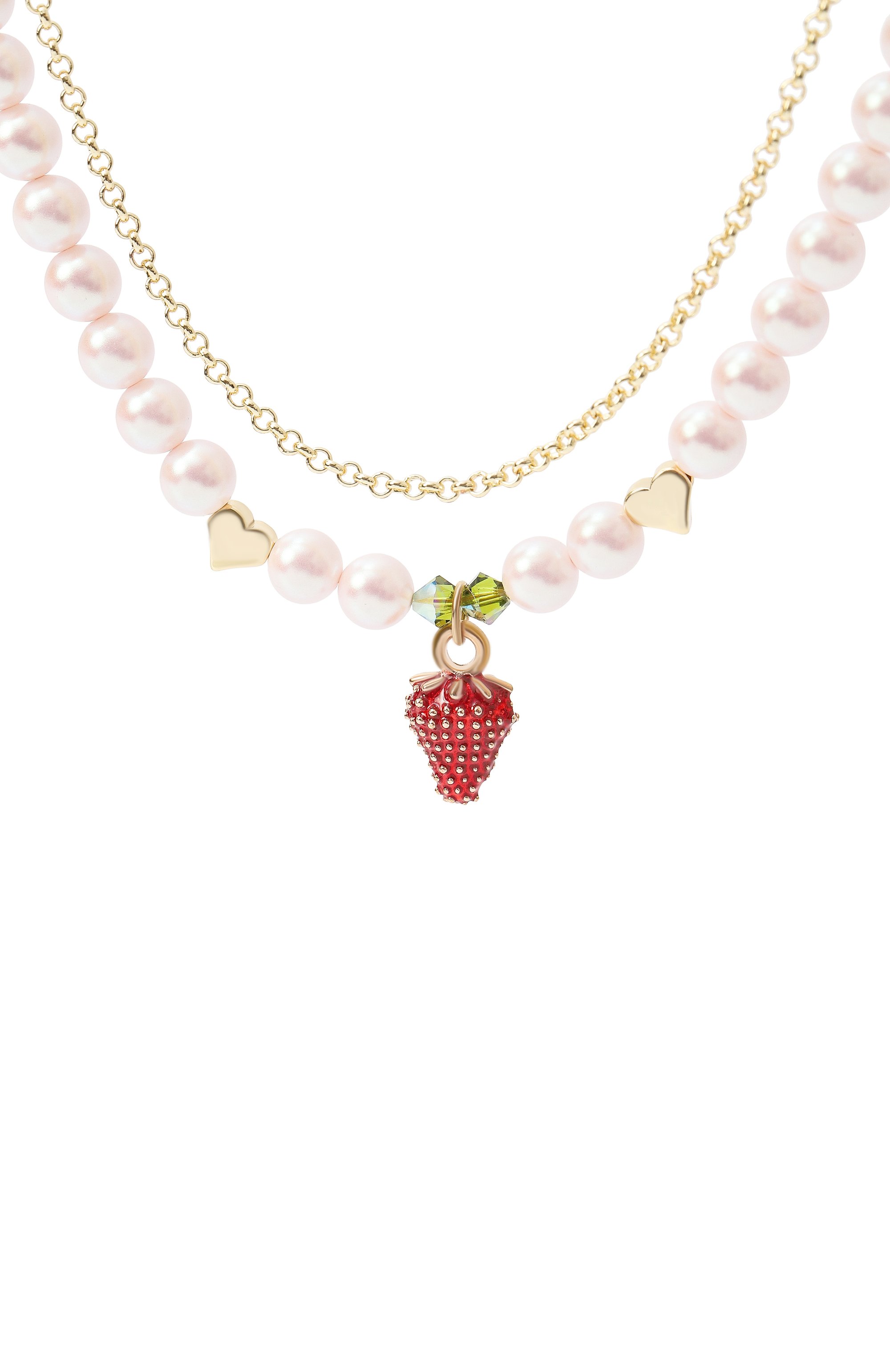 Колье PINK.OLIVKA светло-розового цвета по цене 12700 руб., арт. PO-70039, фото 2 Колье PINK.OLIVKA, арт. PO-70039, фото 2