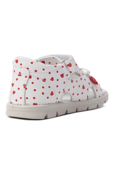 Кожаные сандалии kiffy FALCOTTO белого цвета по цене 11750 руб., арт. 1501155/03, фото 3 Кожаные сандалии kiffy FALCOTTO, арт. 1501155/03, фото 3