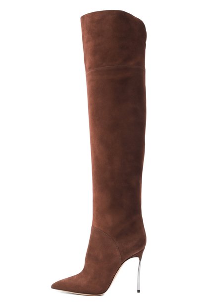 Замшевые ботфорты blade 100 CASADEI, арт. 1T076A100MC1832, фото 4