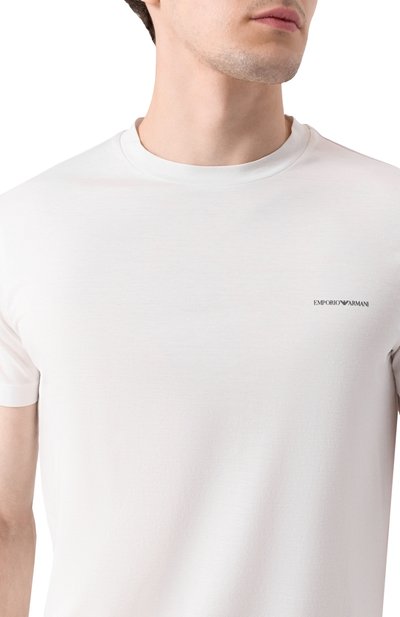 Футболка из лиоцелла и хлопка EMPORIO ARMANI, арт. 8N1TD8/1JUVZ, фото 5