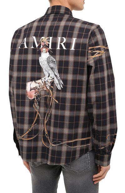 Хлопковая рубашка AMIRI, арт. W0M04615PD, фото 4
