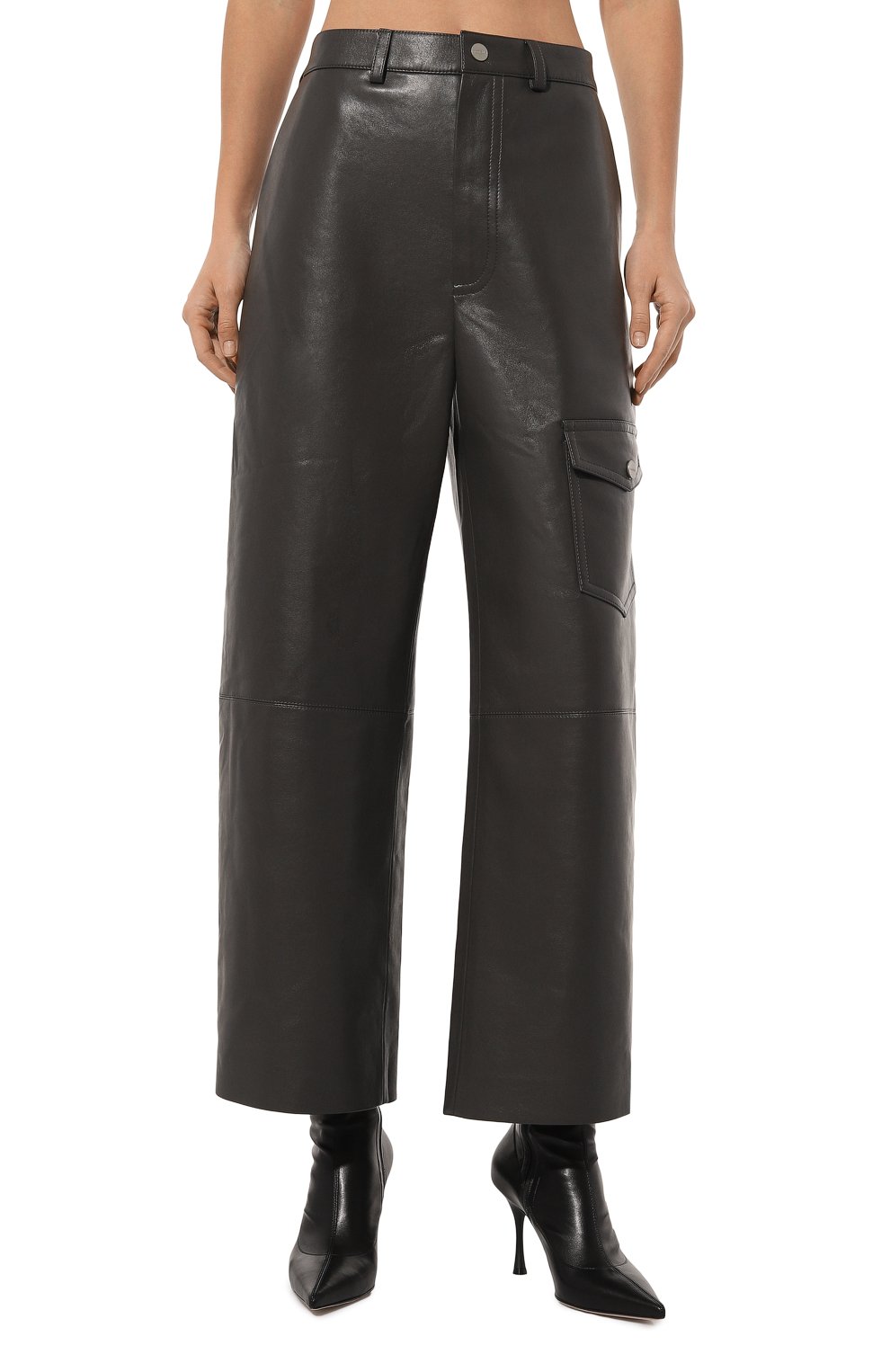 Брюки-карго из экокожи NANUSHKA, арт. NW24FWPA37869, фото 3