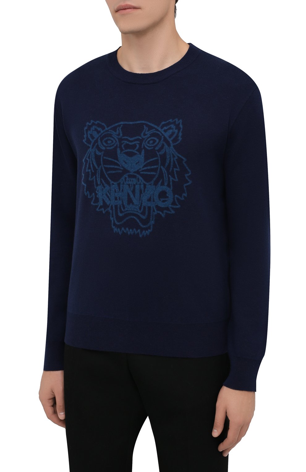 Джемпер из шерсти и хлопка KENZO, арт. FB65PU6453XA, фото 3