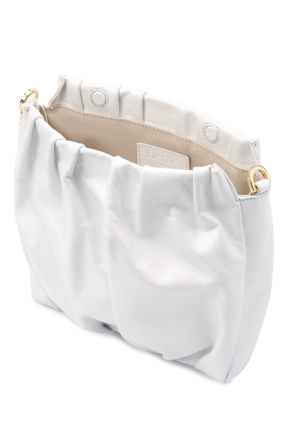 Сумка vague ELLEME белого цвета по цене 37150 руб., арт. SQUARE/VAGUE PEARL LEATHER, фото 4 Сумка vague ELLEME, арт. SQUARE/VAGUE PEARL LEATHER, фото 4