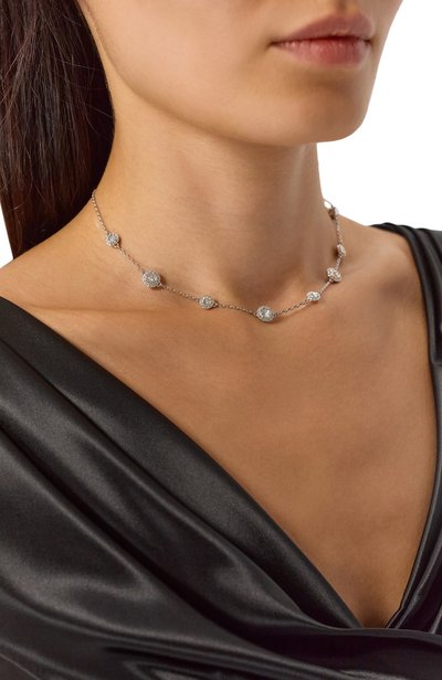 Колье una angelic SWAROVSKI серебряного цвета по цене 27550 руб., арт. 5732275, фото 2 Колье una angelic SWAROVSKI, арт. 5732275, фото 2