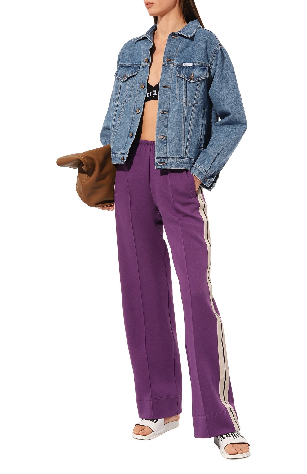 Шлепанцы PALM ANGELS, арт. PWIC002C99PLA0030110, фото 2