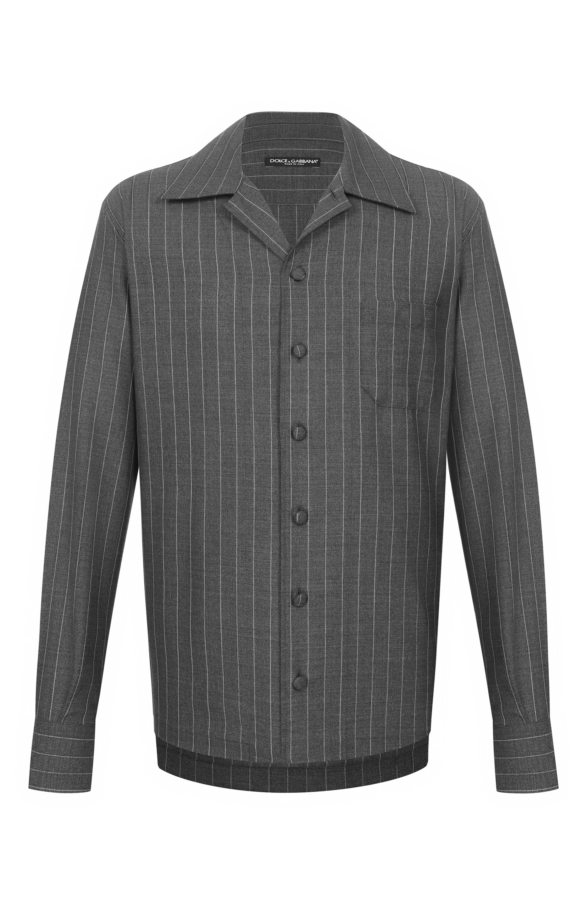 Шерстяная рубашка DOLCE & GABBANA, арт. G5NU8Z/FR23B, фото 1