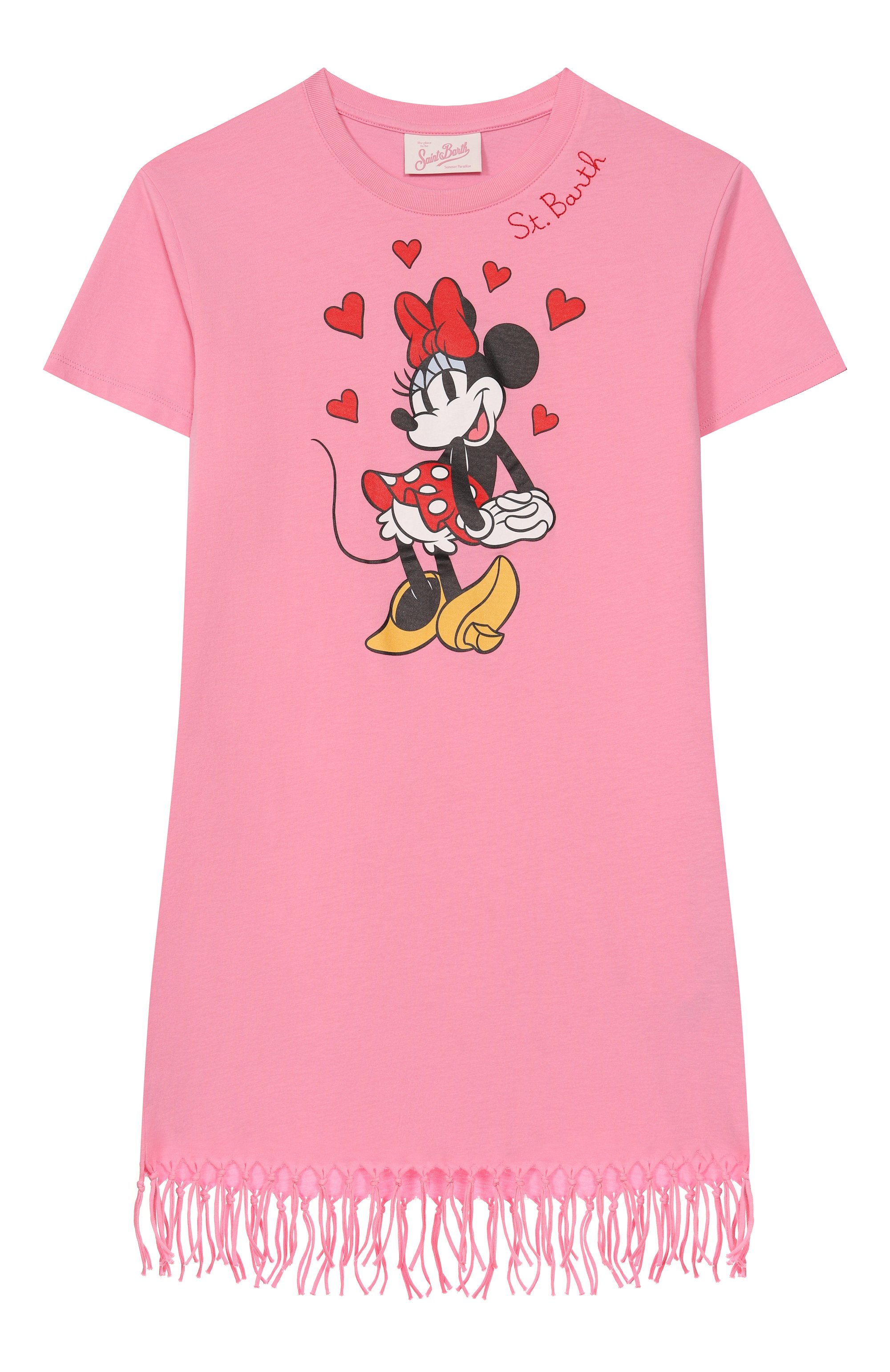 Хлопковая туника MC2 SAINT BARTH розового цвета по цене 13150 руб., арт. STBK/ABBEY/01887F, фото 1 Хлопковая туника MC2 SAINT BARTH, арт. STBK/ABBEY/01887F, фото 1