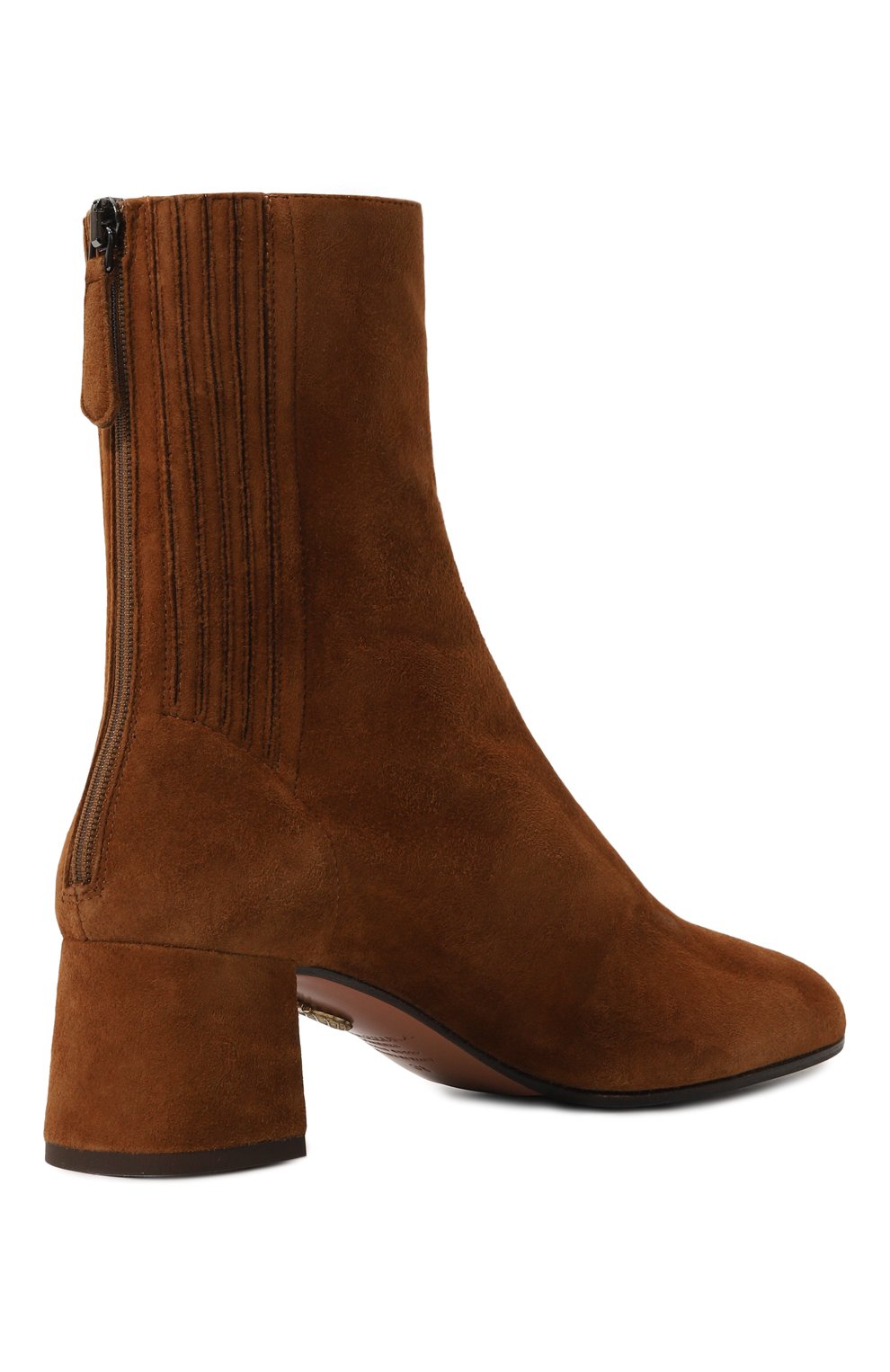 Замшевые ботильоны saint honore 50 AQUAZZURA, арт. SH0MIDB0-SUE-993, фото 5