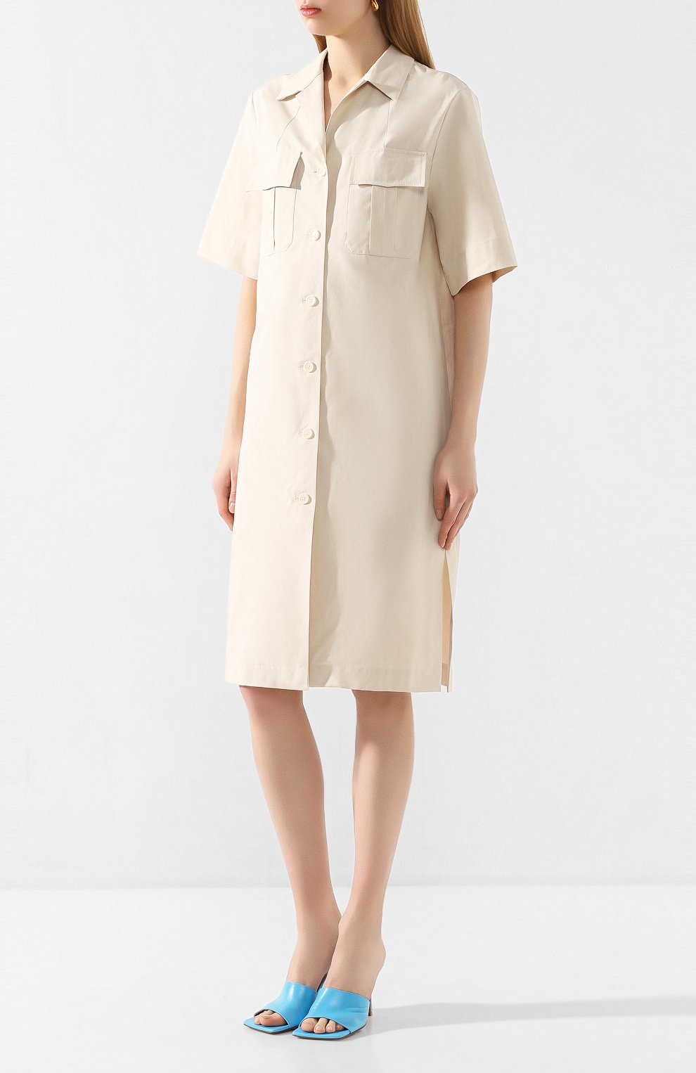 Хлопковое платье DRIES VAN NOTEN, арт. 201-11048-9022, фото 3