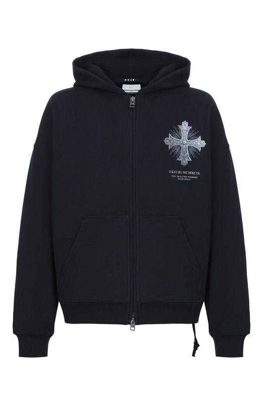 Хлопковая толстовка Ksubi MSP26FL021 Чёрный MSP26FL021