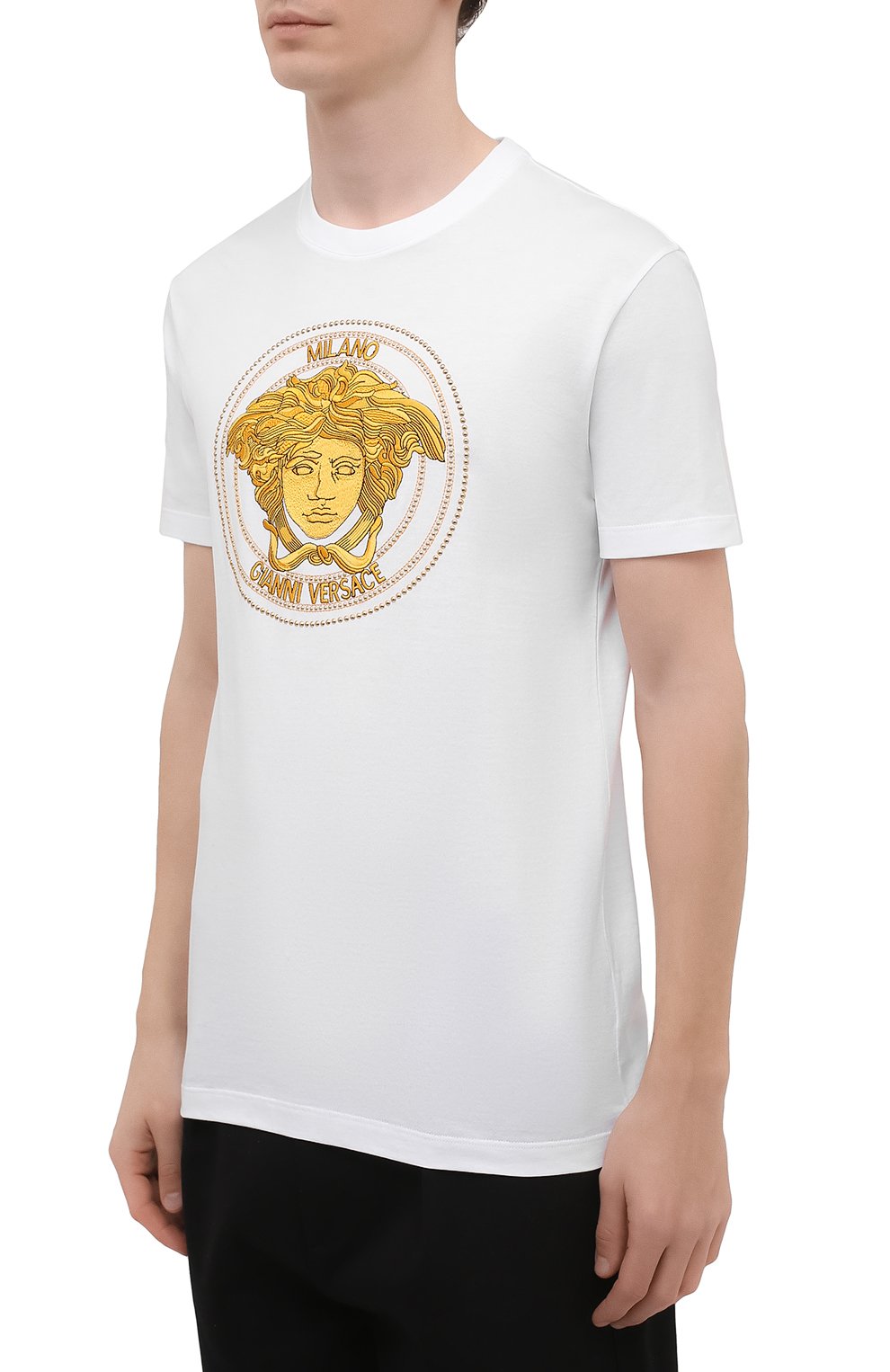 Хлопковая футболка VERSACE, арт. A89288/A228806, фото 3