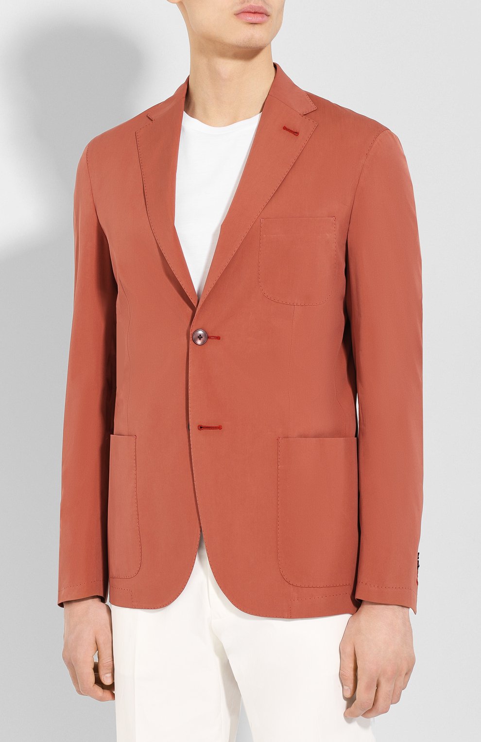  Пиджак из смеси хлопка и шелка CORNELIANI, арт. 85X576-0113000/90, фото 3