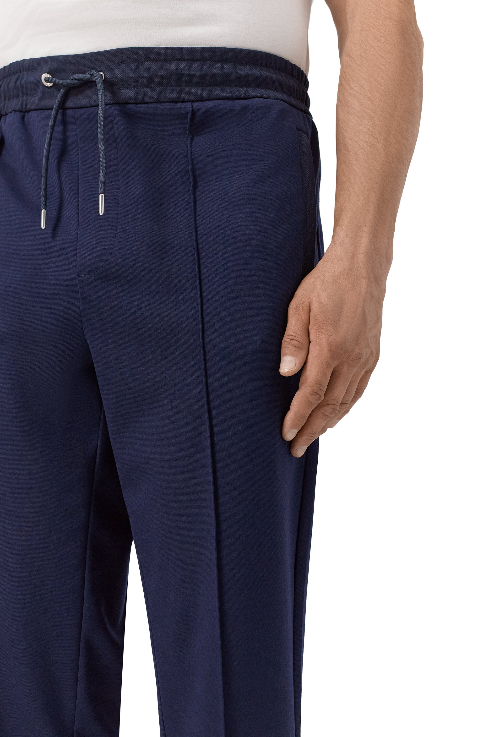 Брюки из лиоцелла и шерсти BOSS, арт. 50543380, фото 5