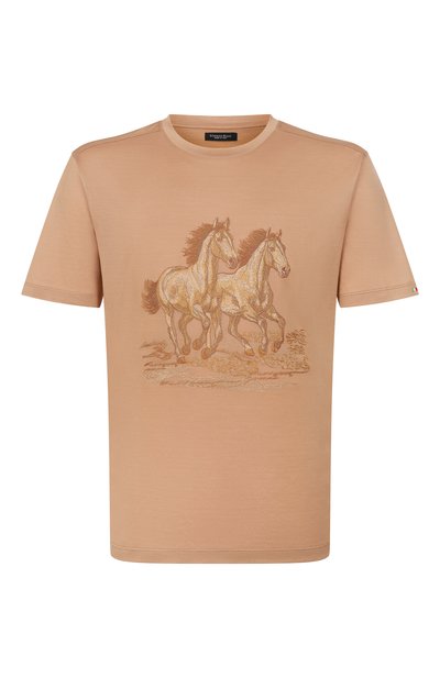 Мужская хлопковая футболка STEFANO RICCI, арт. MNH6205360/TE0001