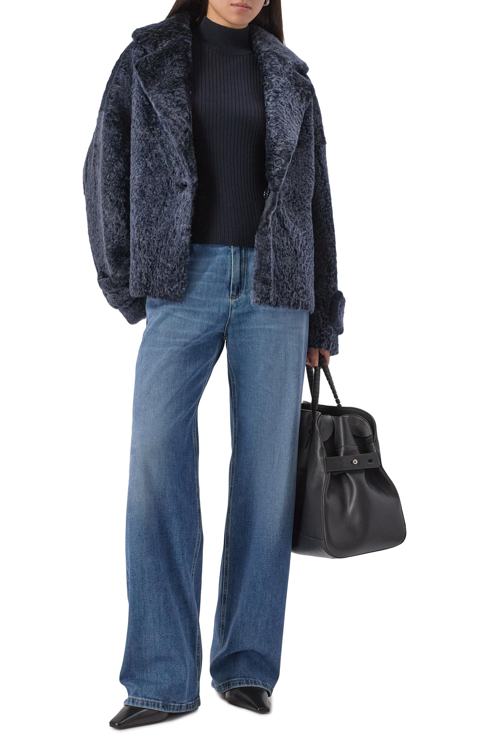 Дубленка из овчины MANZONI24, арт. 25M1295R-S35N, фото 2