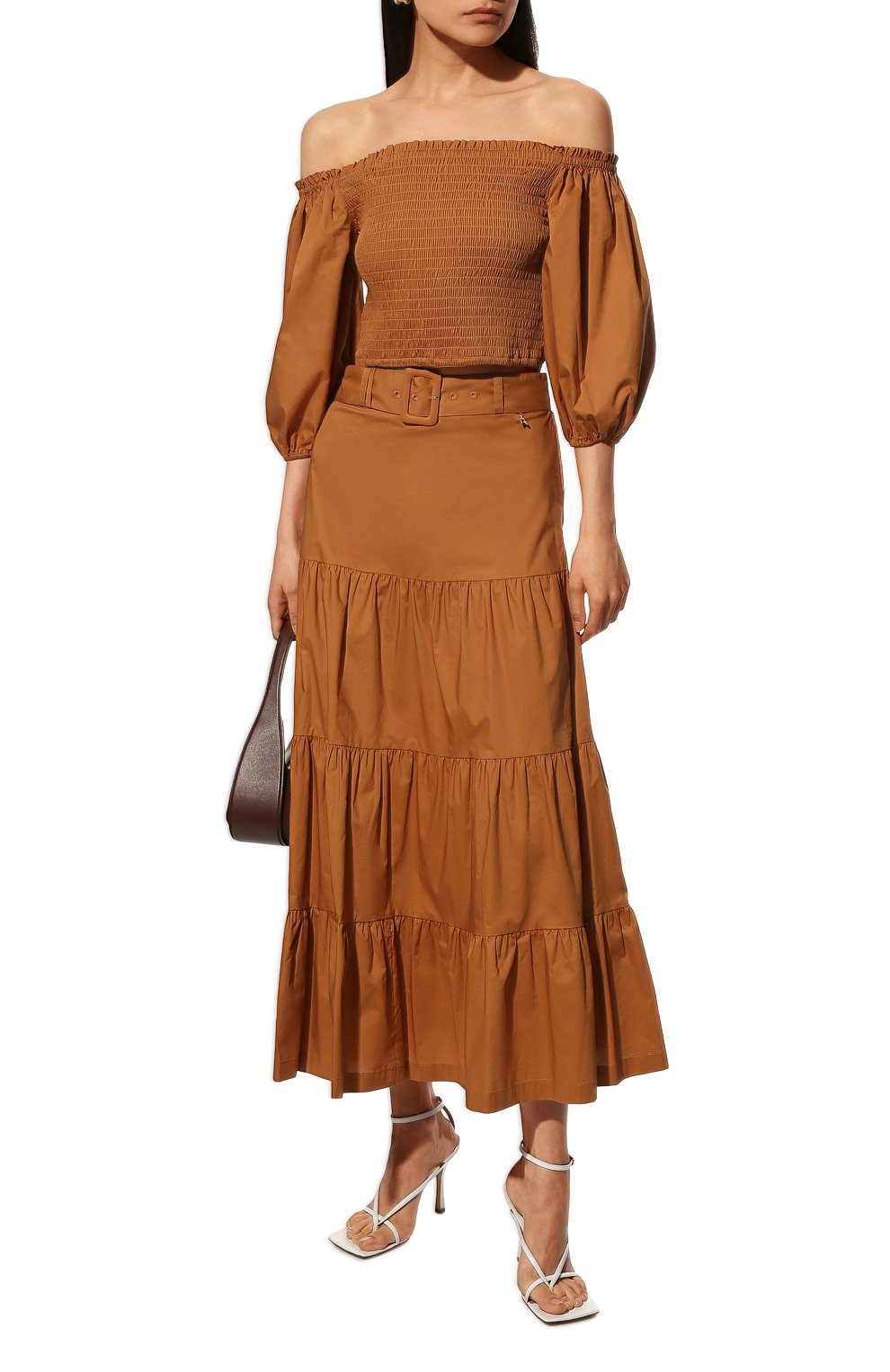 Хлопковая юбка PATRIZIA PEPE, арт. 2G0858_A9B9, фото 2