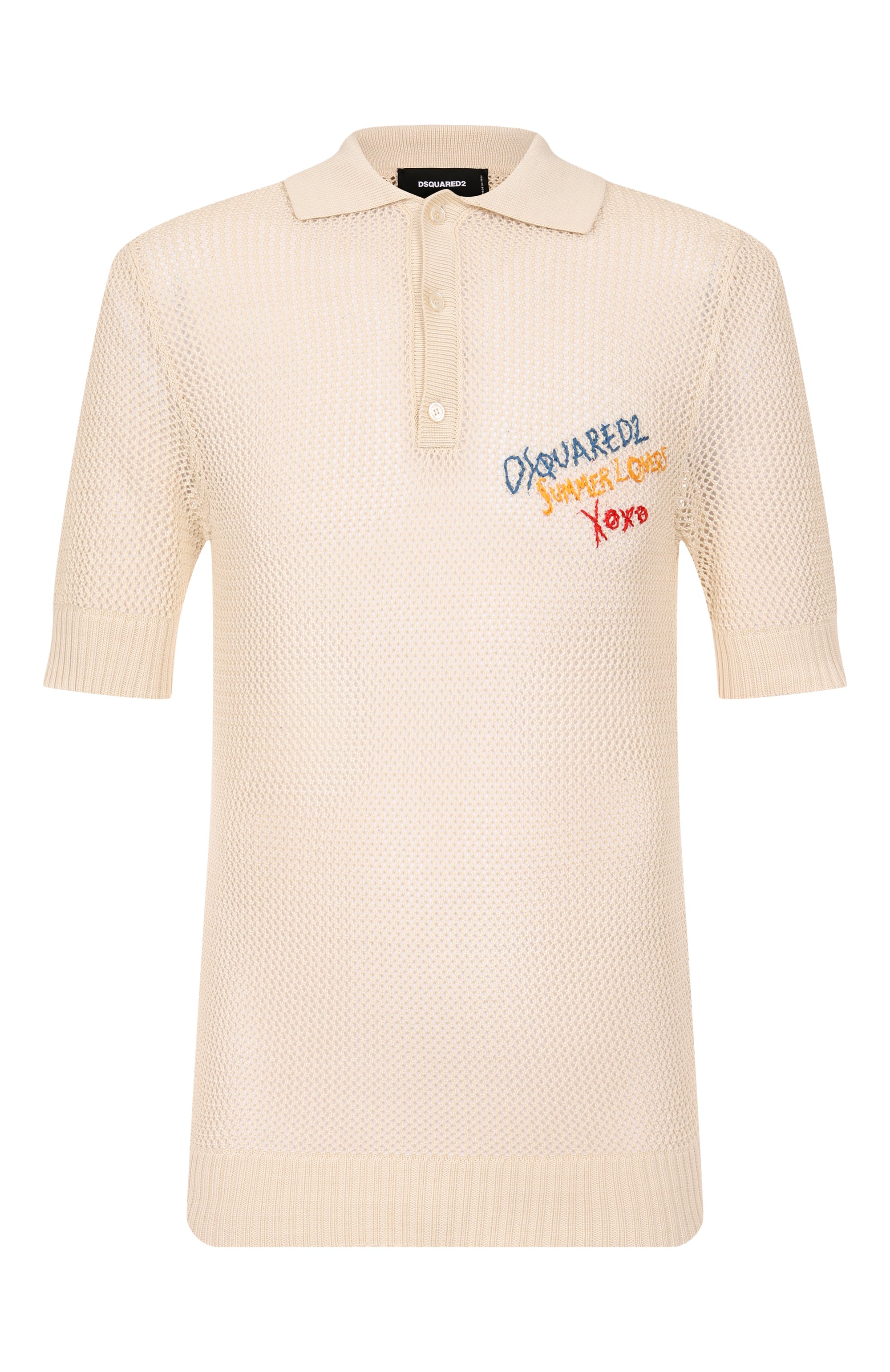 Хлопковое поло DSQUARED2, арт. S78HA0045/D13130, фото 1