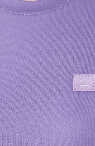 Хлопковая футболка ACNE STUDIOS, арт. AL0038/W, фото 5