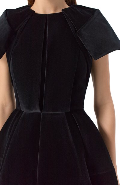 Бархатное платье DICE KAYEK, арт. FW25R270 KDF BLACK, фото 4