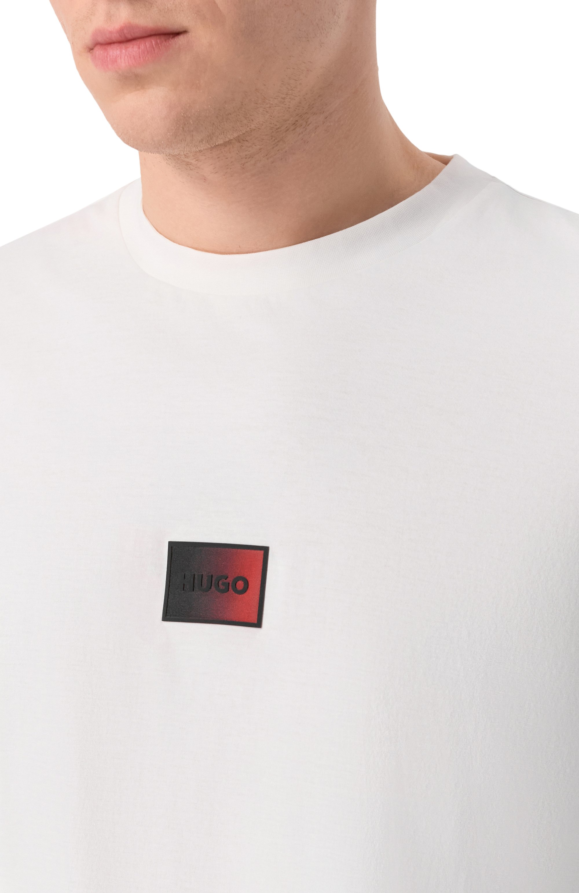 Хлопковая футболка HUGO, арт. 50553124, фото 5